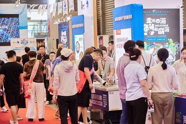 从展馆冰柜走向市场货柜和百姓餐桌威海海鲜在上海“出圈”(图3)