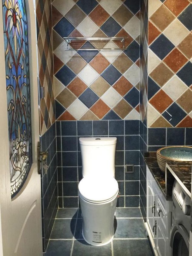 媳妇硬要做“曲线吊顶”！全房复古家具茶几带轮子！谁见过？(图7)