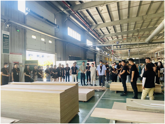 启航大家居！兔宝宝全屋定制南京柏圣家居团队到总部游学参观(图3)