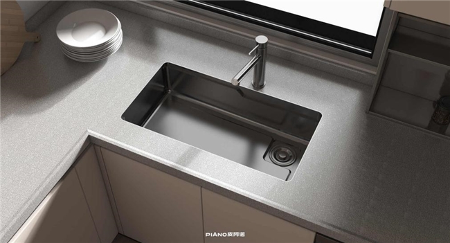 生而非凡：皮阿诺哈曼系列不锈钢橱柜打造致净厨房空间(图3)