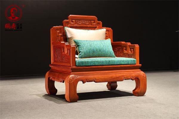 开云体育大果紫檀家具品牌国寿红木：国富沙发承载家国情怀引领家居风尚(图3)