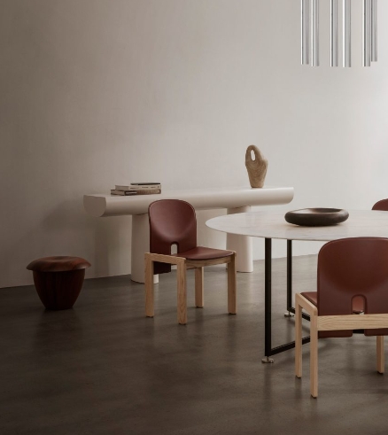 丹麦设计品牌Karakter推出925休闲椅和121餐椅(图1)