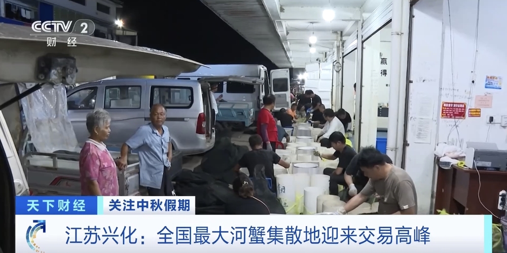 kaiyun体育网页版全国最大河蟹集散地迎交易高峰！日均交易量超千吨美味上餐桌→(图1)