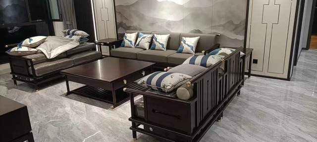 内蒙古137㎡新中式方案解析再现古典生活的高雅精致(图2)