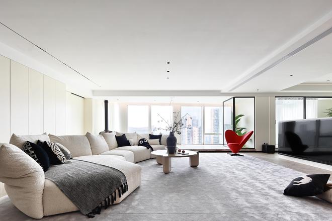 kaiyun体育全站德墨空间设计新作｜复地金融岛湾流锦宫(图2)