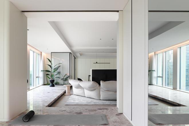 kaiyun体育全站德墨空间设计新作｜复地金融岛湾流锦宫(图7)