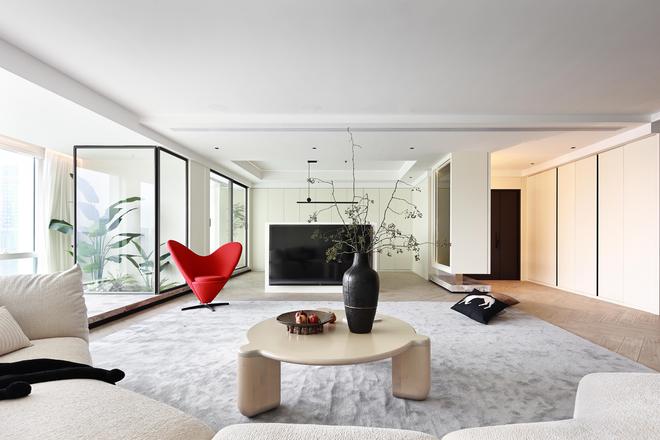 kaiyun体育全站德墨空间设计新作｜复地金融岛湾流锦宫(图5)