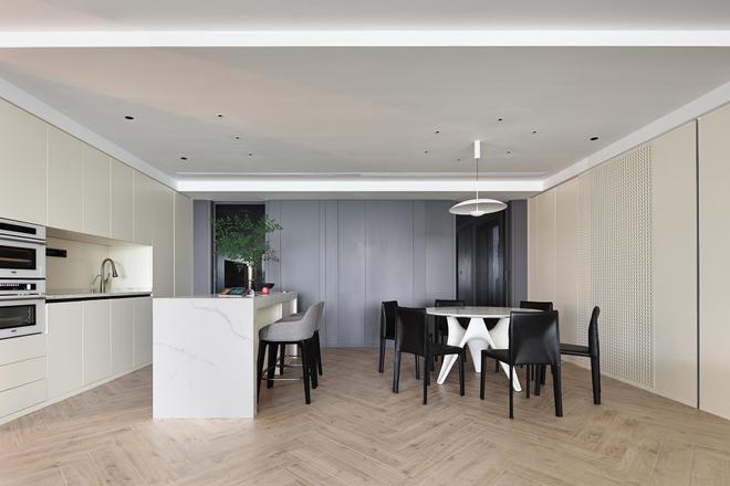 kaiyun体育全站德墨空间设计新作｜复地金融岛湾流锦宫(图3)