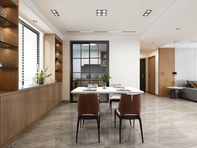 开云体育餐厅的布局也很重要适当做出调整整个空间都显得宽敞！(图2)