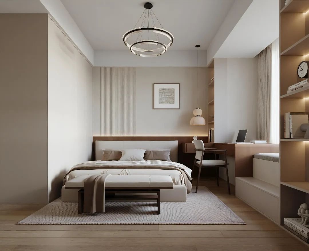装修宝典卧开云体育室空间大？这样设计才合理(图1)
