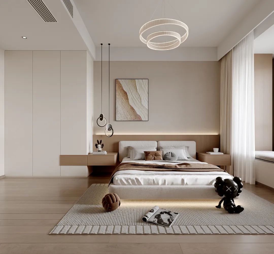 装修宝典卧开云体育室空间大？这样设计才合理(图4)