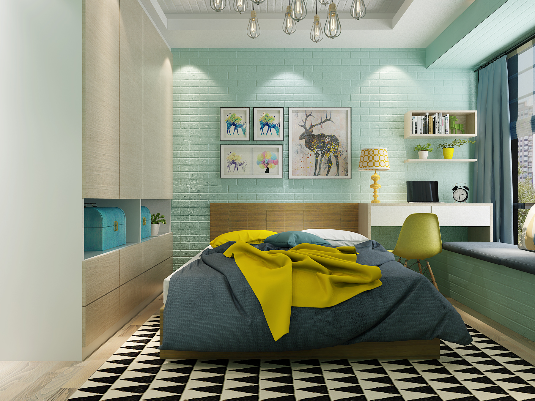 床柜一体组合家具图片逆袭生活空间(图4)