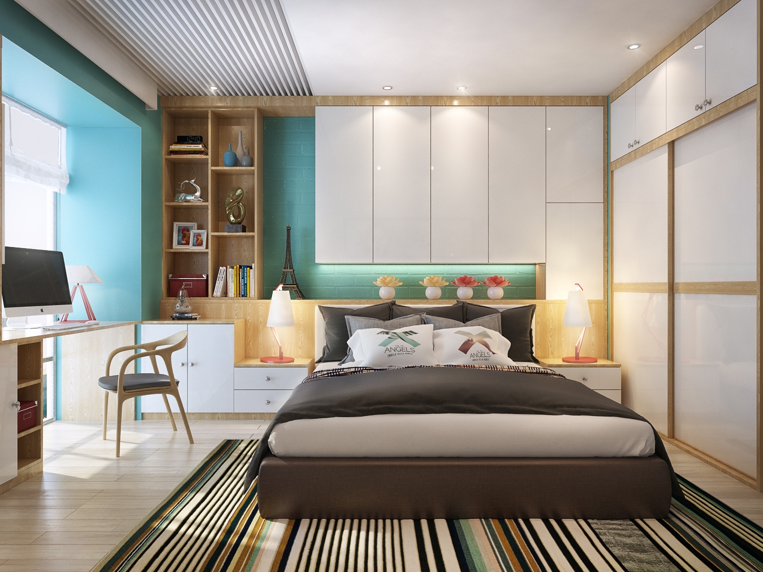 床柜一体组合家具图片逆袭生活空间(图5)