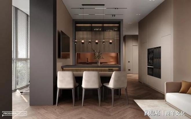 kaiyun体育全站衣柜哥：现代轻奢设计一种温暖的精致感！(图2)