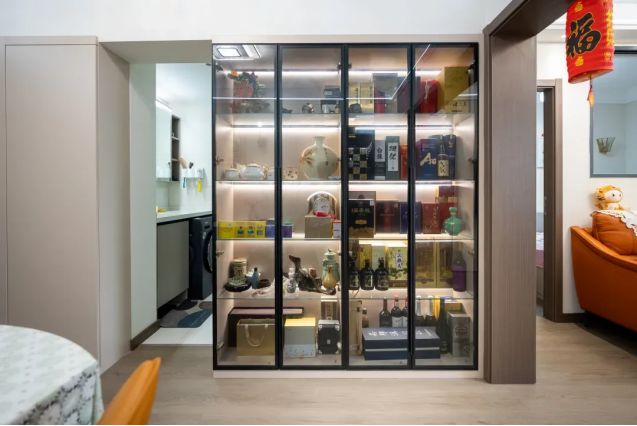 上海沪尚茗居设计师妙手回春两室变三室住下一家四口(图5)