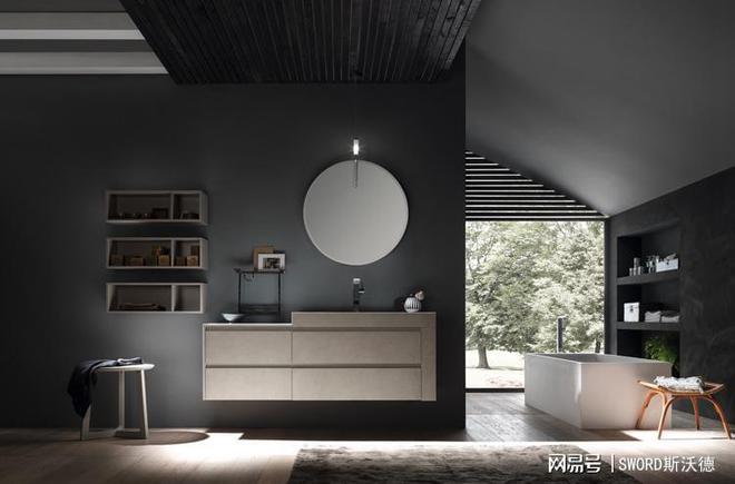 浴室柜的高级感设计你懂了吗？(图2)