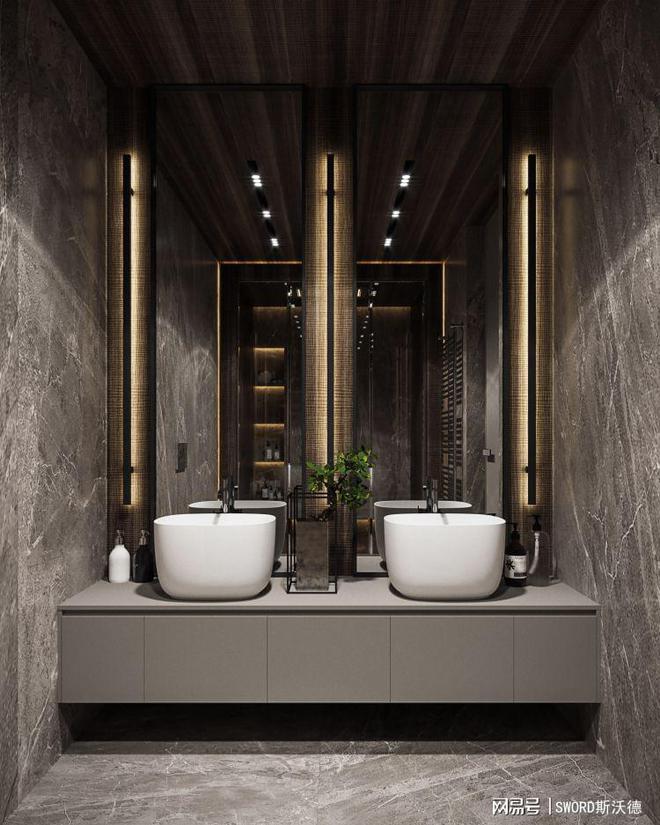 浴室柜的高级感设计你懂了吗？(图4)