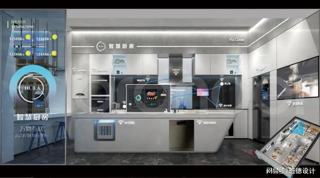 上海港华燃气全屋定制智能家具家电空间si设计门店设计公司(图3)