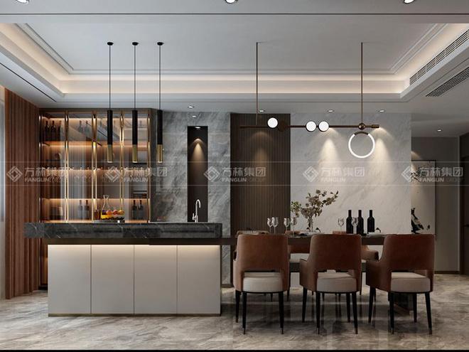 148㎡现代风·打造生活舒适感的家居空间(图3)