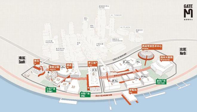 2024上海最新爆火滨水街区商业——GateM西岸梦中心kaiyun体育全站(图19)