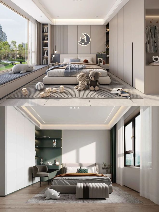 十二款好看的男孩房卧室设计让人眼前一亮大小户型都适用(图5)