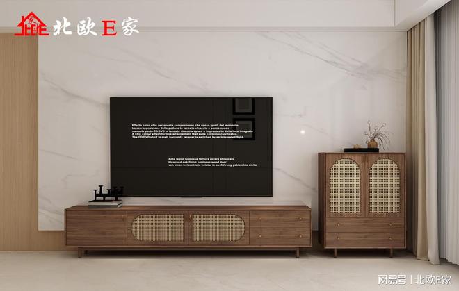 kaiyun体育全站北欧E家：150㎡黑胡桃复古风与生活交织的古雅美学(图2)