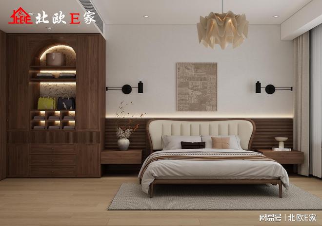 kaiyun体育全站北欧E家：150㎡黑胡桃复古风与生活交织的古雅美学(图5)