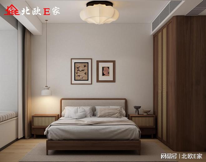 kaiyun体育全站北欧E家：150㎡黑胡桃复古风与生活交织的古雅美学(图6)