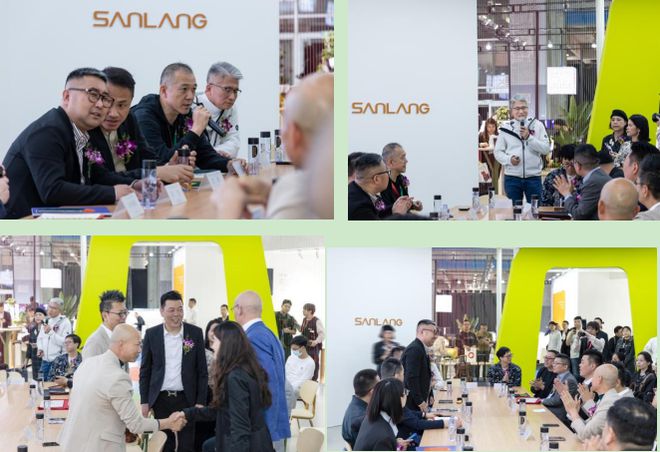 三朗FINN系列餐桌椅闪耀广州家博会创新设计摘双奖！(图4)