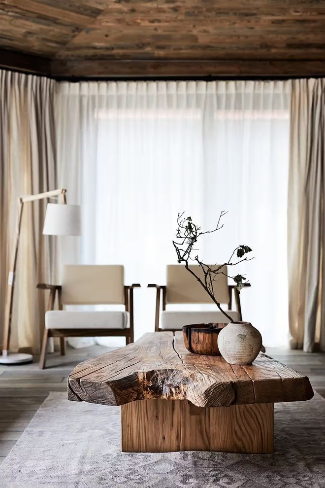 避世又治愈老木新生的空间美学太上头了！网友：这才是真正的“松弛感住宅”(图6)