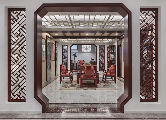 kaiyun体育全站低调奢华的中式装修(图2)