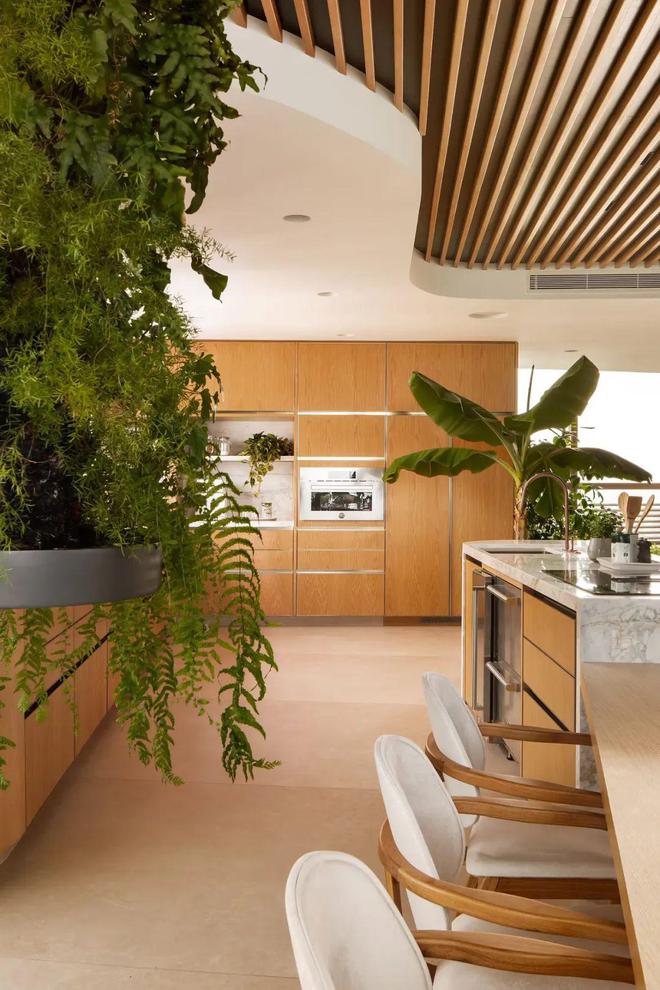 kaiyun体育全站设计与自然融合：巴西圣保罗570平方米公寓的创意改造(图3)