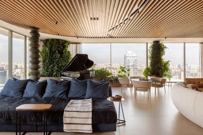 kaiyun体育全站设计与自然融合：巴西圣保罗570平方米公寓的创意改造(图4)