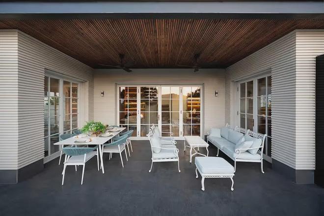 原木＋金属线条这才是kaiyun体育网页版我想象中的高级住宅感(图10)