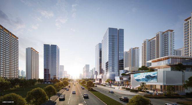 中铁建·西派天峯中心→开发商直销→位置图→周边配套→办公核心(图2)