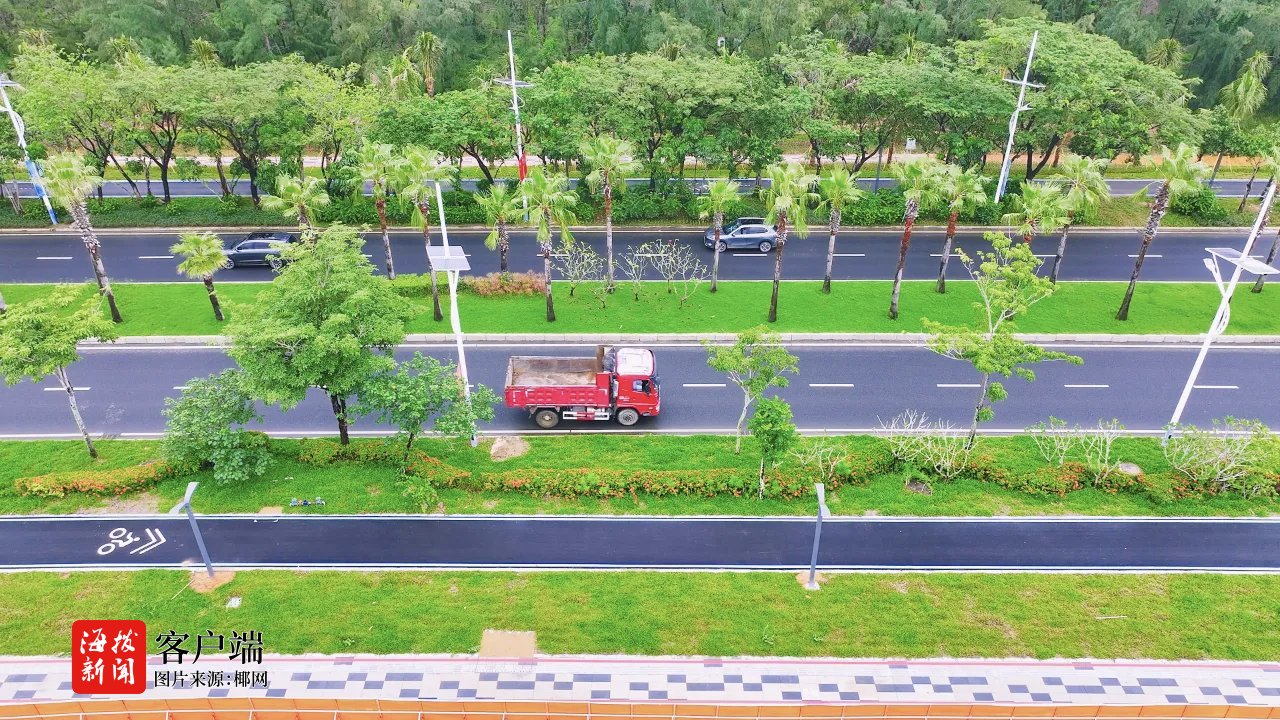 三亚海棠南北路慢行系统建成开放全长213开云体育4公里(图3)