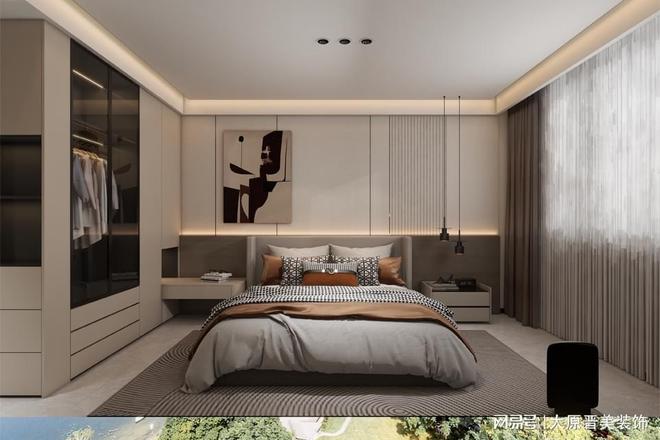 太原晋美新概念装饰设计全宅美装装修也能高端大气(图3)