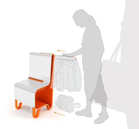 多功能衣橱家具创意设计欣赏给开云体育你更实用的家具设计作品(图1)