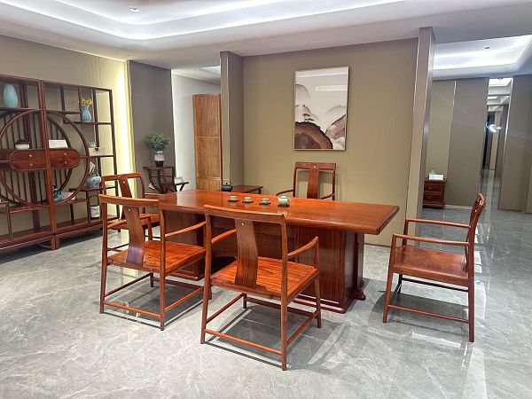 浙江新中式红木厂家越府红木：新中式家具的匠心表达(图4)